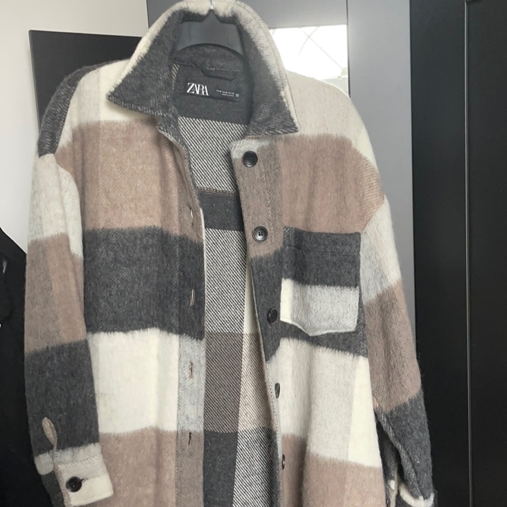 Zara shacket with fringes